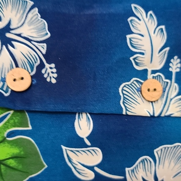 Kennington Ltd. California Mens Tropical Hawaiian Shirt VIBRANT Floral Sz L EUC - Picture 5 of 9